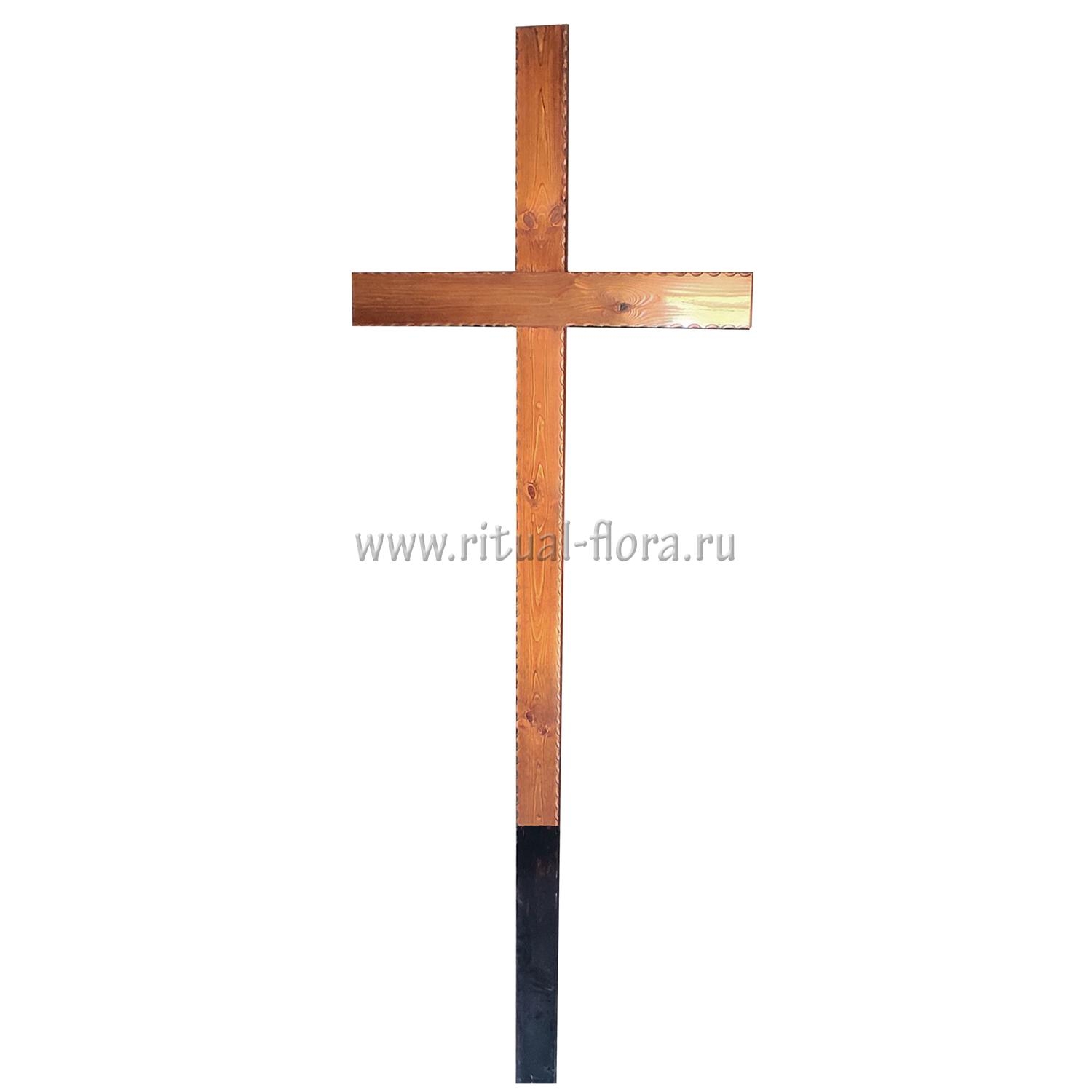 Крест на могилу сосна армянский КМ-БР