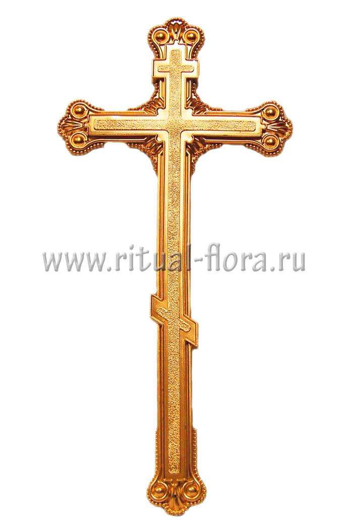Крест на гроб №4 золото